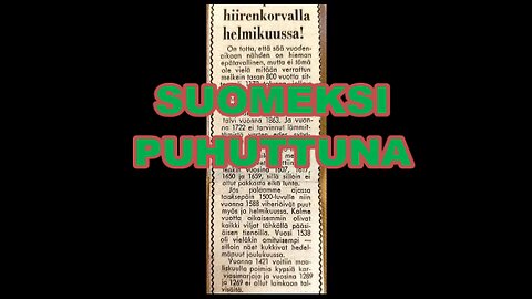 Hiirenkorvalla helmikuussa. suomeksi puhuttuna