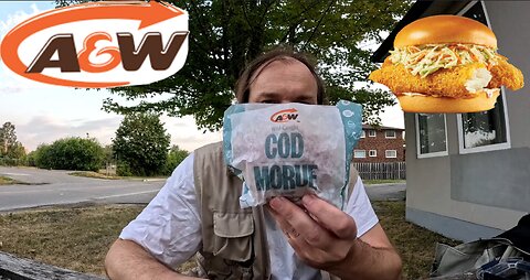 A&W Limited Time Wild Cod Fish Burger Review Canada