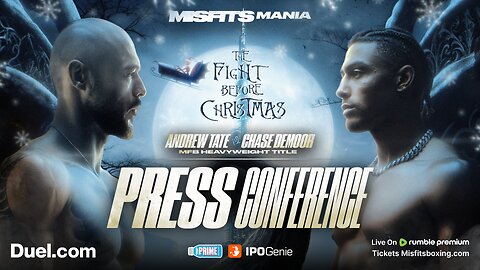 ANDREW TATE VS CHASE DEMOOR OFFICIAL PRESS CONFERENCE