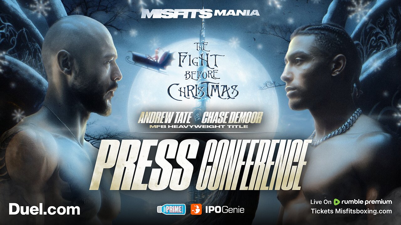 ANDREW TATE VS CHASE DEMOOR OFFICIAL PRESS CONFERENCE