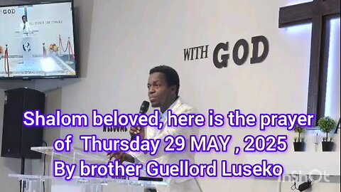 the Prayer of 29 MAY 2025