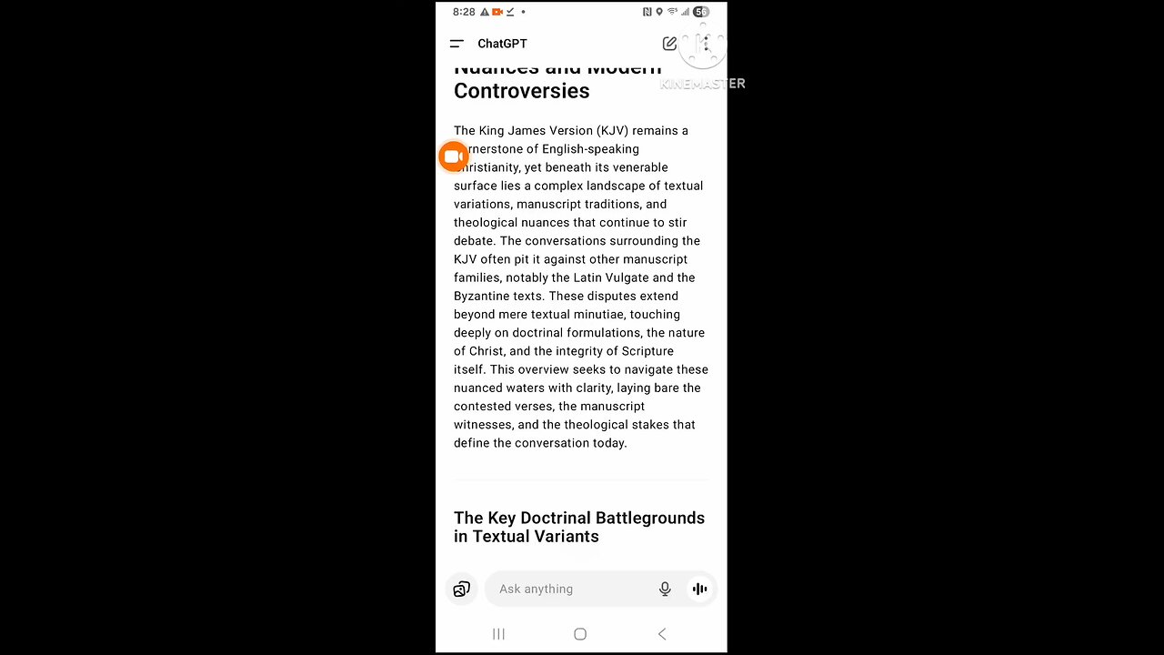 the unsaved KJVOs