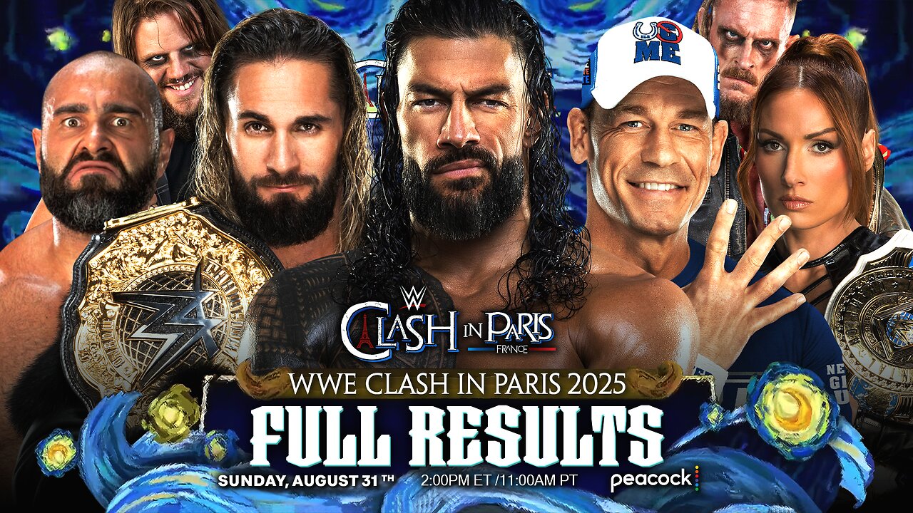 WWE Clash in Paris 2025 Full Results