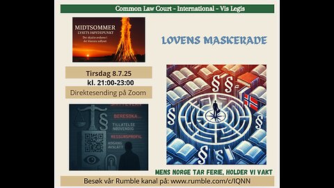 8.7.25: "Når loven blir et våpen, må vi minne om hvem den var ment å beskytte"