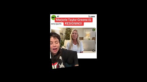 Marjorie Taylor Greene is RESIGNING!