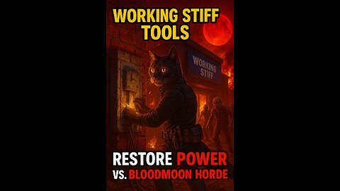 7 days to die Working stiff tools restore power on a horde night ; blood moon