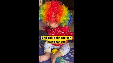 Most Cute Baby in the world | Baby with artificial hair