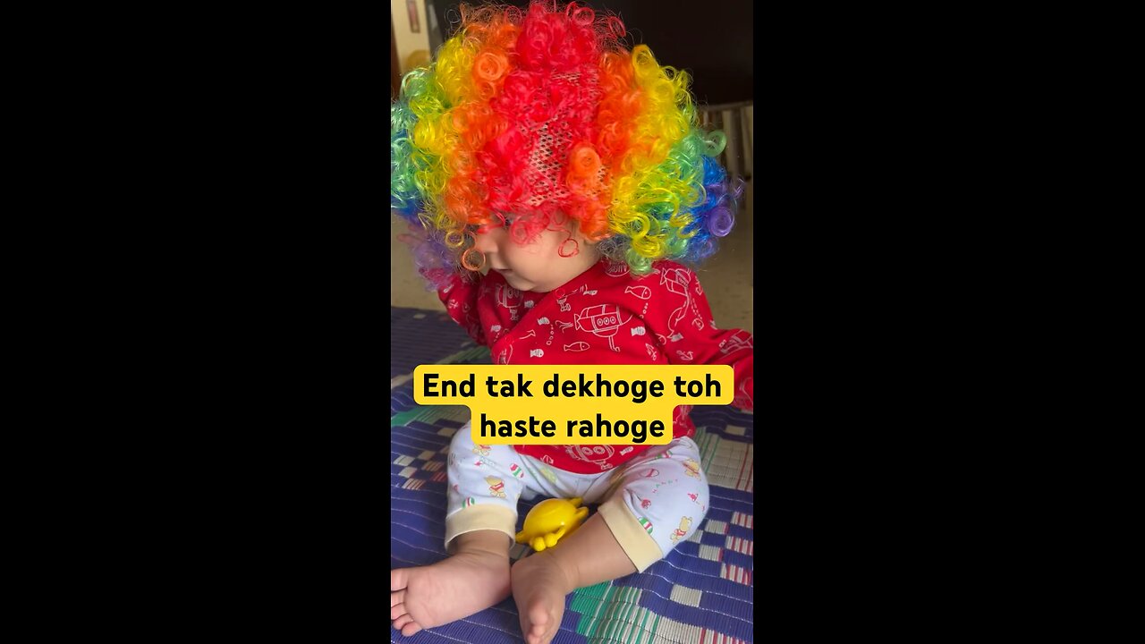 Most Cute Baby in the world | Baby with artificial hair