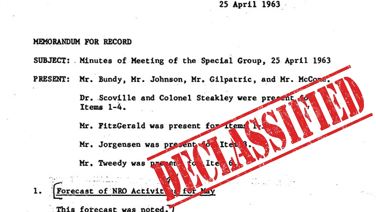 CIA, “Minutes of Meeting of the Special Group, April 25, 1963,”Secret Eyes Only, April 25, 1963 [with April 26 Memorandum for the Record attached] description of the main document