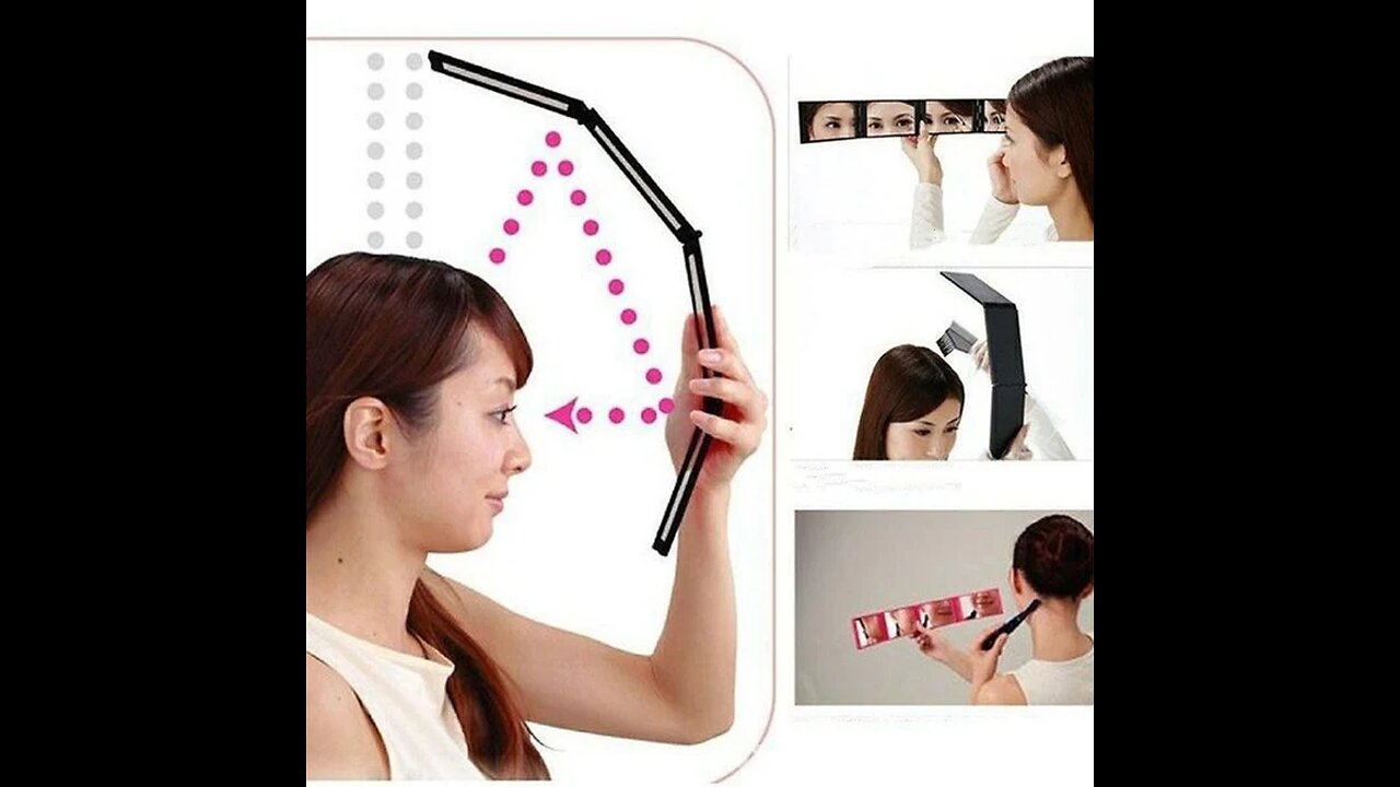 4-Way Self Cut Mirror For Hair Styling And Coloring