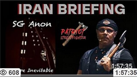 SG Anon Joins Scott McKay High-level Patriot Streetfighter INTEL BRIEFING ON IRAN 6.30.25
