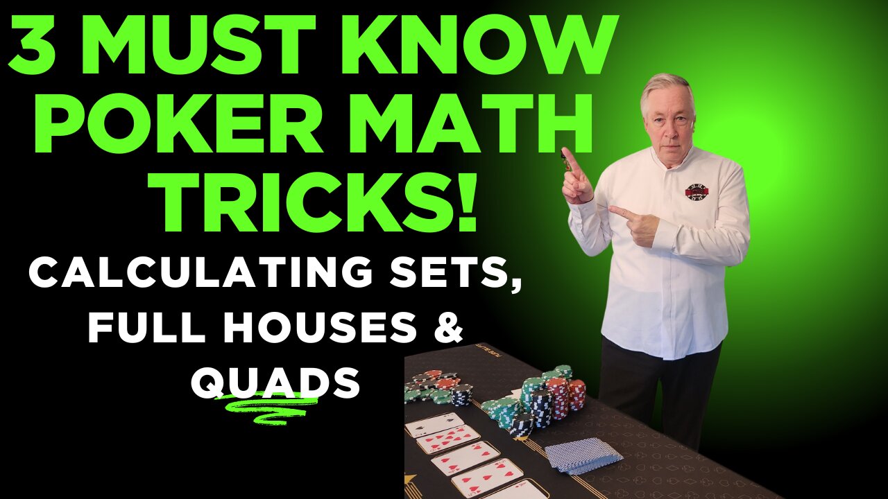 3 Must-Know Poker Odds: Sets, Full Houses, and Quads Simplified!