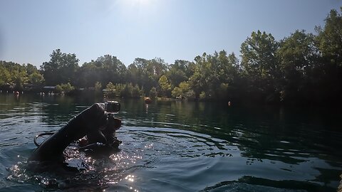 Wreck diving the plane from U.S. Marshall's movie. ##scubadiving #mermetsprings