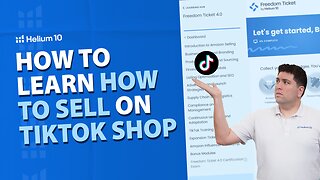 Learn How to Sell on TikTok Shop | Helium 10 Pro Training