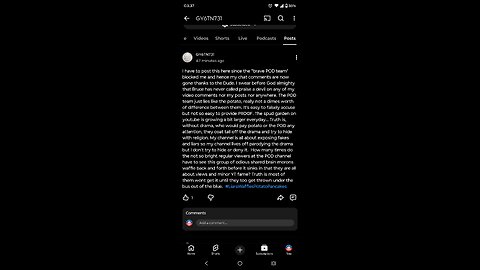 24 Nov 25 Brian Davis Continues Witness Intimidation\Harassnent\Admits Motives