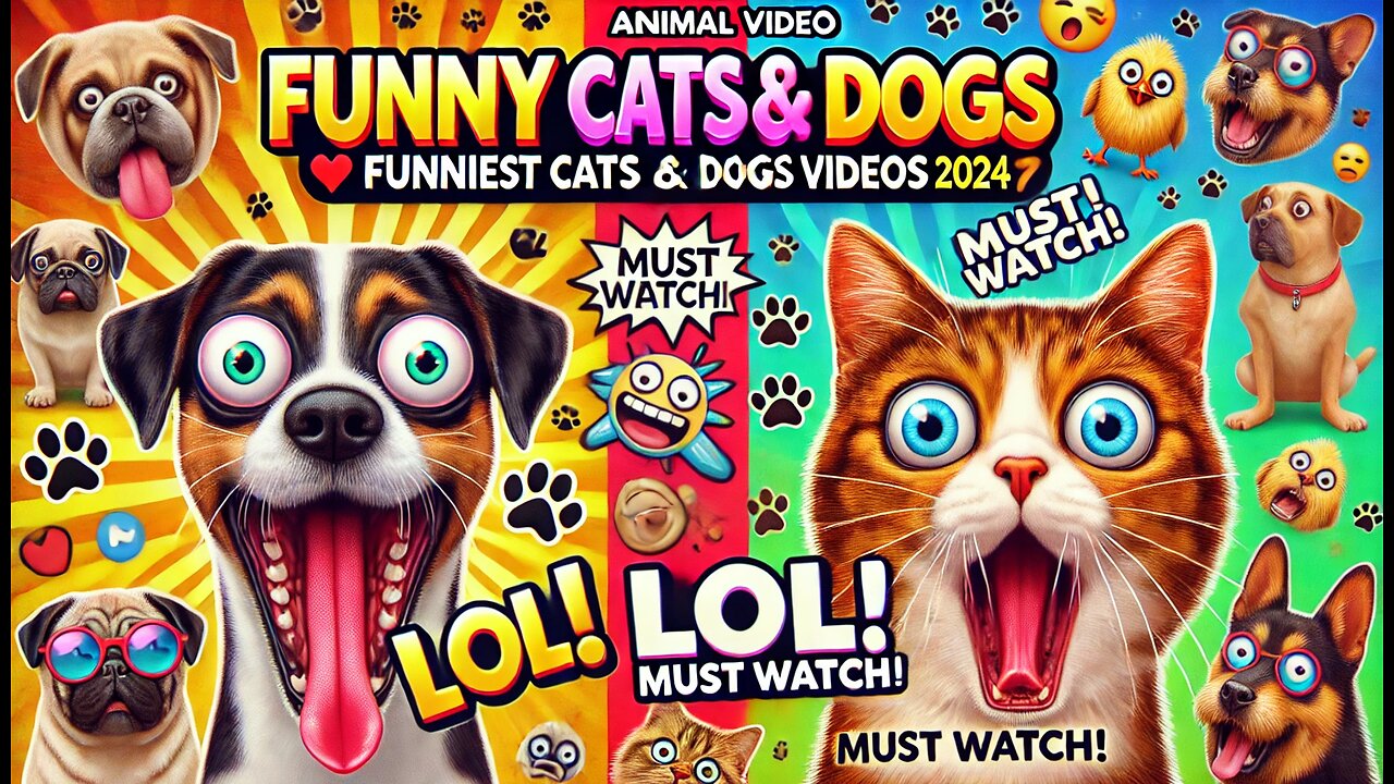 π€£ Funny Animal Videos β Funniest Cats & Dogs Compilation 2024 πΆπ±