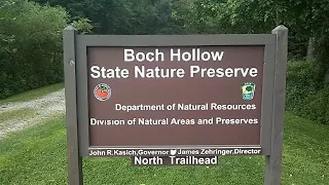 Boch Hollow State nature preserve hocking county ohio