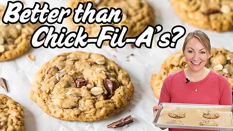 Choc-Oat-Chip Cookies (Chocolate Chip Cookies with Oats)