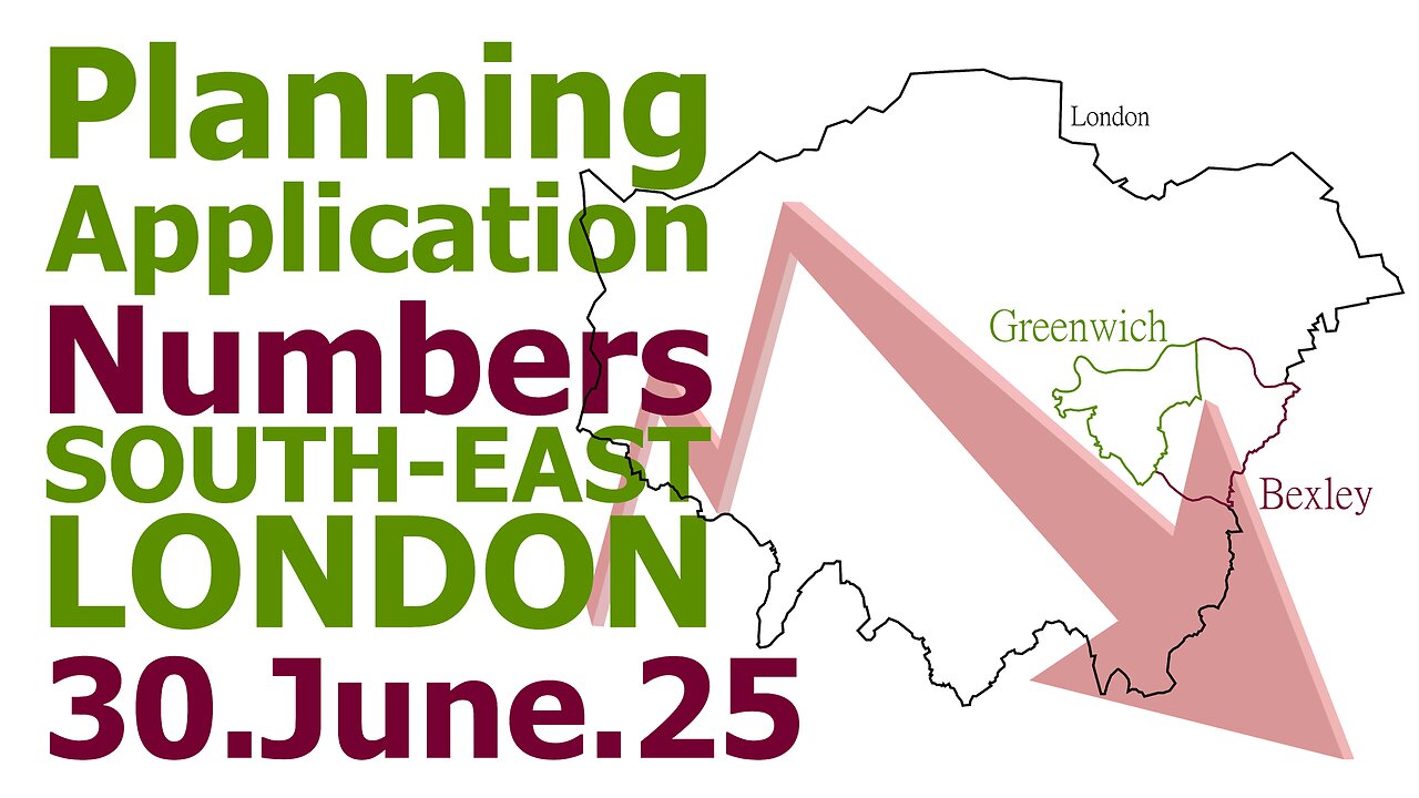 Planning Application Numbers in South London 30.Jun.2025