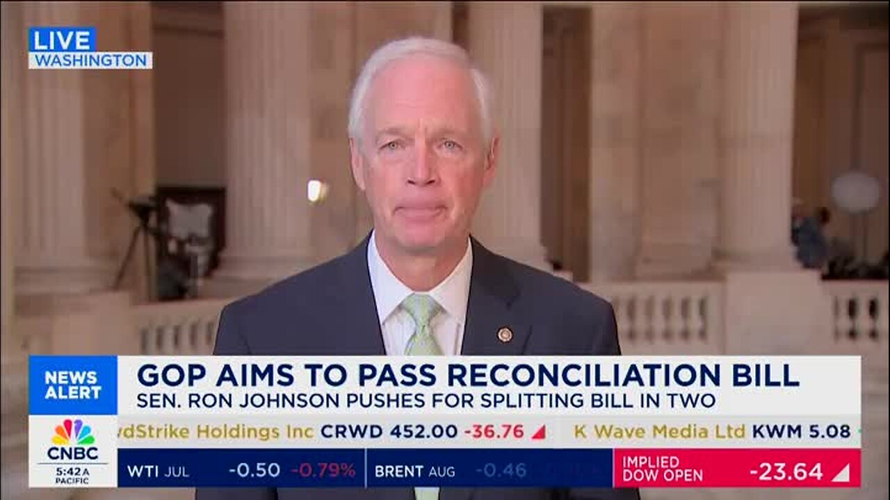 Sen. Johnson Tears into ‘Big, Beautiful Bill’: ‘This Is Immoral What Us Old Farts Are Doing to Our Young People’