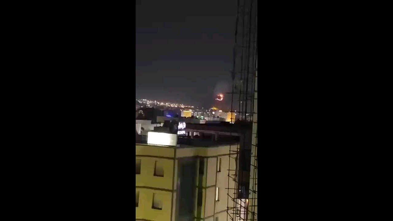 A fire is spreading in the mountains of Shiraz, Iran.