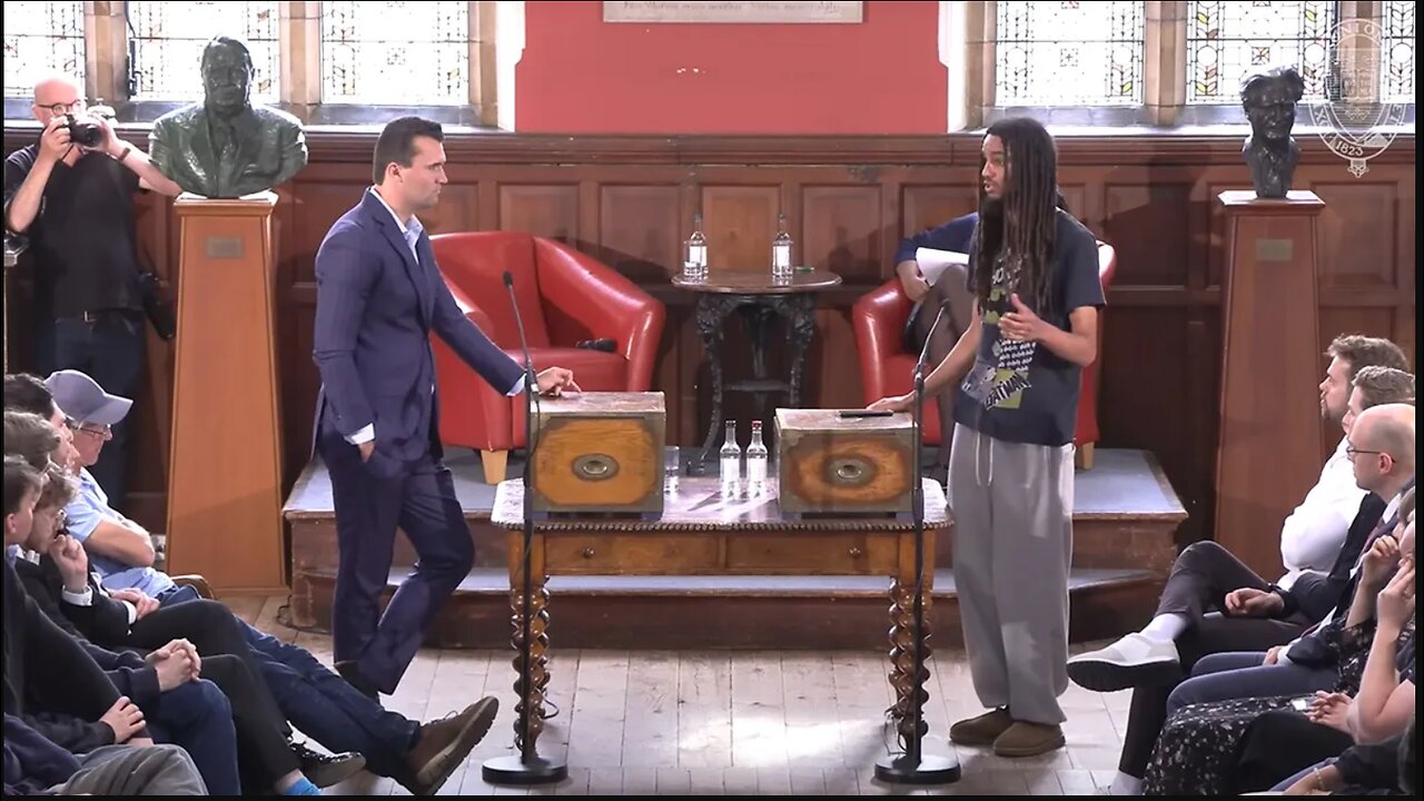President of Oxford Union Cheered Charlie's Death - Do-Rag and All
