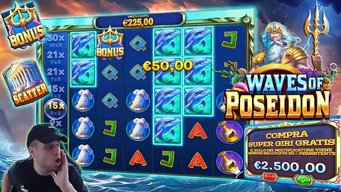 Che Partita Alla Nuova WAVES OF POSEIDON🔱- ANSO SLOT ONLINE