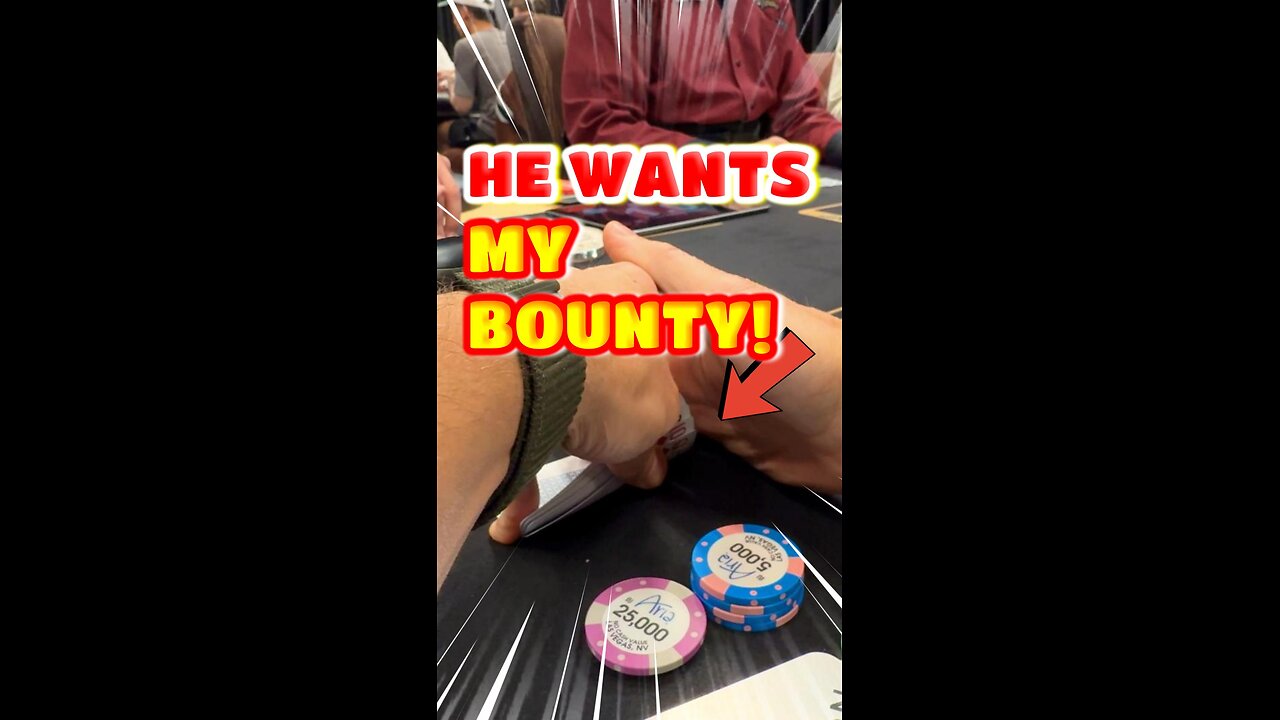 He Shoved Trying to Win My Bounty 😳