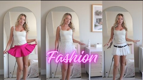 Mini Skirt Fashion | Try on Haul USA | Party Dress