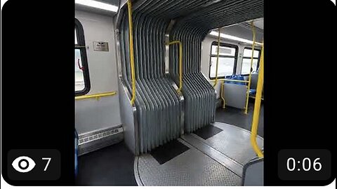 Inside the NewFlyer articulated joint is Moving when it is Driving