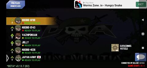 Mini militia online match again 🤫