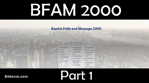 BFAM 2000. Part 1