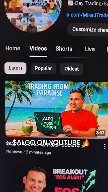 $ALGO ON YOUTUBE 🔥