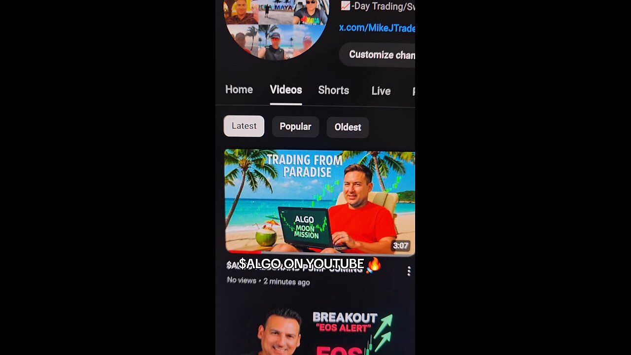 $ALGO ON YOUTUBE 🔥