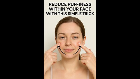 Reduce puffiness within your face with this simple trick! 🧊