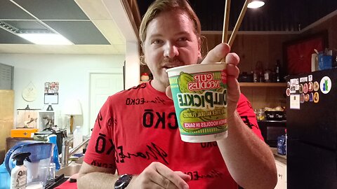 Cup Noodles Dill Pickle Review