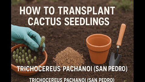 how to transplant trichocereus pachanoi,San Pedro cactus grown from seed