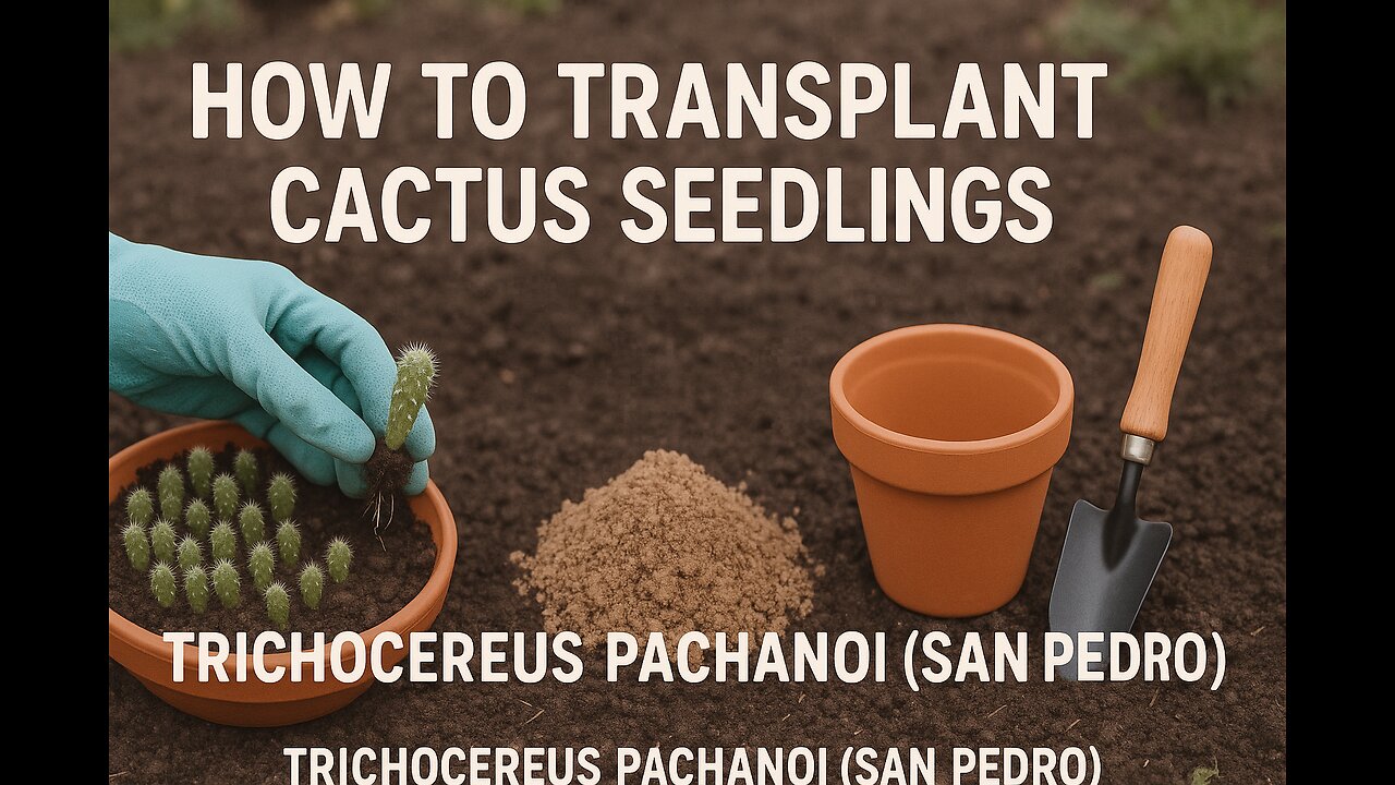 how to transplant trichocereus pachanoi,San Pedro cactus grown from seed