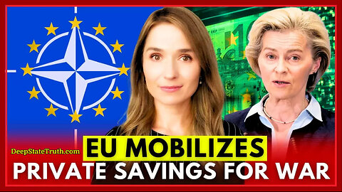 🇪🇺 💰 The EU Plans to Use 10 Trillion Euros (10.7 trillion US Dollars) of Citizens' Savings for Its Militarization Plans