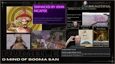 John McAfee’s $WHACKD, The Satanic Gotthard Tunnel Ceremony & An Unknown Ancient Egyptian Site Revealed! | Punished Biscuits & D Booma San Ep. 4 | Aug 24th, 2025