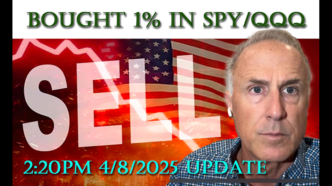 1% LONG in SPY / QQQ - 99% CASH - Trump Tariff Bear Market Rally