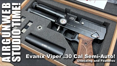 Evanix Viper .30 Cal Semi-Automatic PCP Pistol Unboxing and Overview - Full Review Coming Soon!