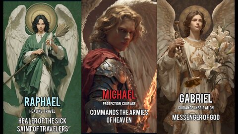 All 7 Archangels EXPLAINED #christian #archangels #angels #faith #aiart