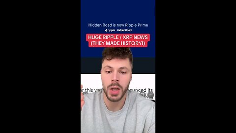 Ripple make crypto HISTORY again!