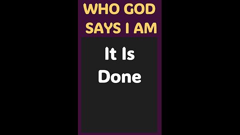 IT IS DONE #wordofgod #joy #Jesus #forgiveness #wisdom #God #victory #love #finished #alpha #omega