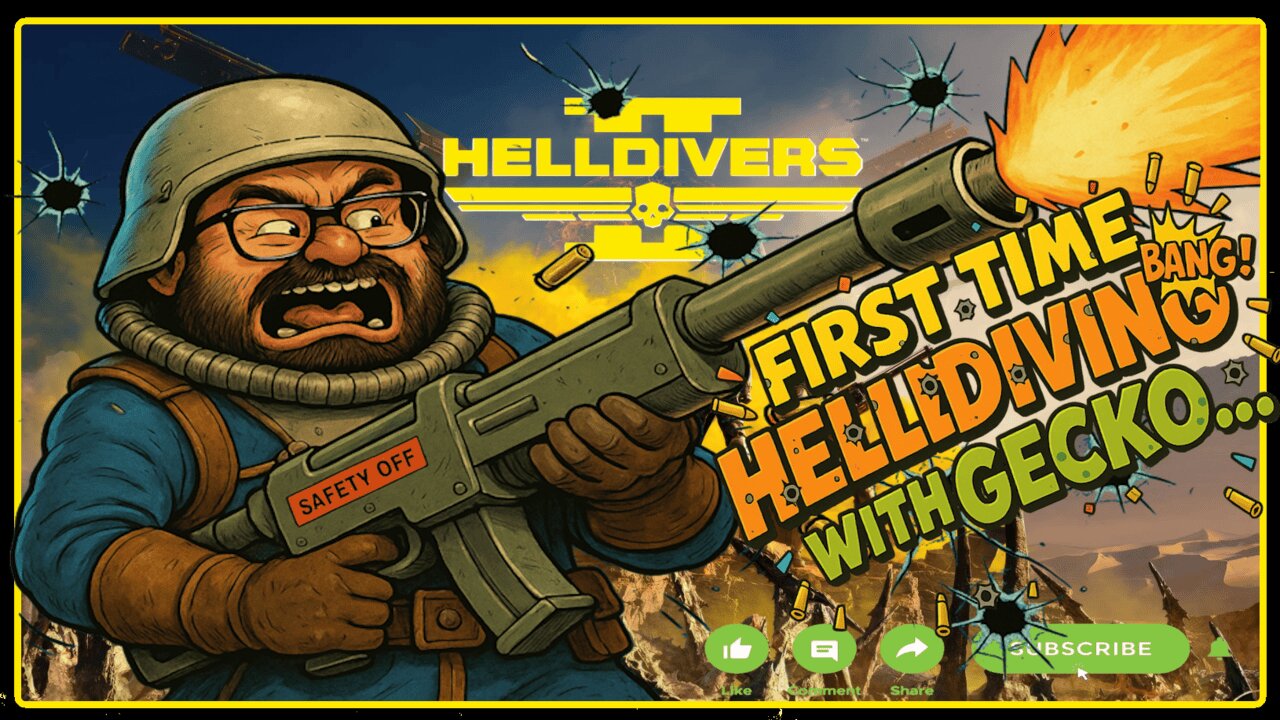 First Time Helldiving with Gecko… Expect Chaos, Explosions, and Laughs!