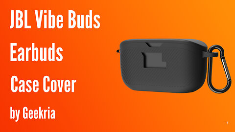 JBL Vibe Buds Earbuds Case Cover | Geekria