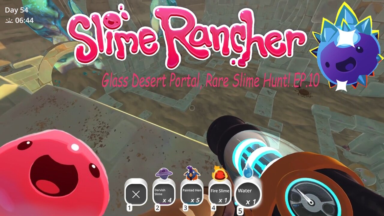 Slime Rancher: Glass Desert Portal, Rare Slime Hunt! EP.10