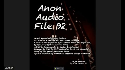 Anon Audio File 92 - SDNY-USVI: 54 "Epstein-Ring" Arrest Warrants on Deck | Counterintel_Op "SignalGate" | Proof: 2018 Defender Europe & Military Raids Against House of Rothschild
