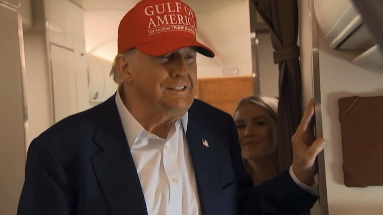 President Trump Takes Questions Aboard Air Force 1